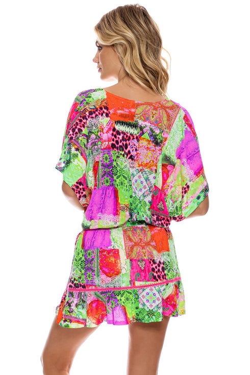 Luli Fama Fierce Soul Playera Ruffle Dress